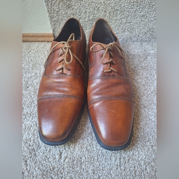 Cole Haan Mens Leather Lace Up Brown Dress Shoes Like New Size 11M main image 9